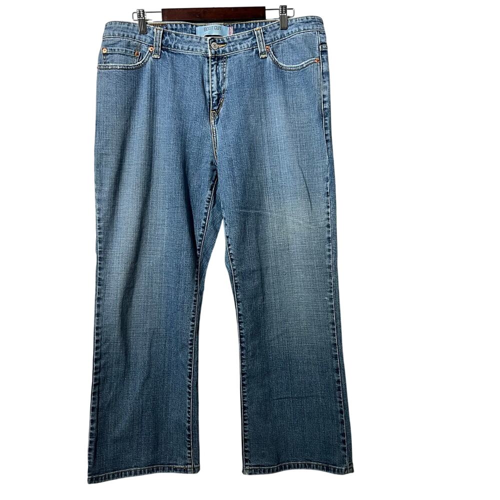 Levi's 515 Jeans Women's Plus Size 18 Short Blue Bootcut High Rise Denim